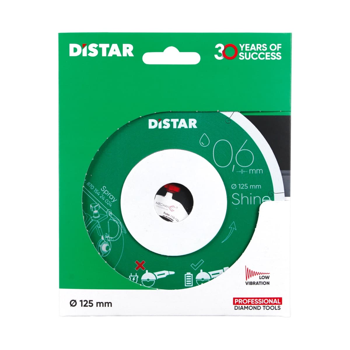 Disc diamantat 1A1R 125 mm Shine